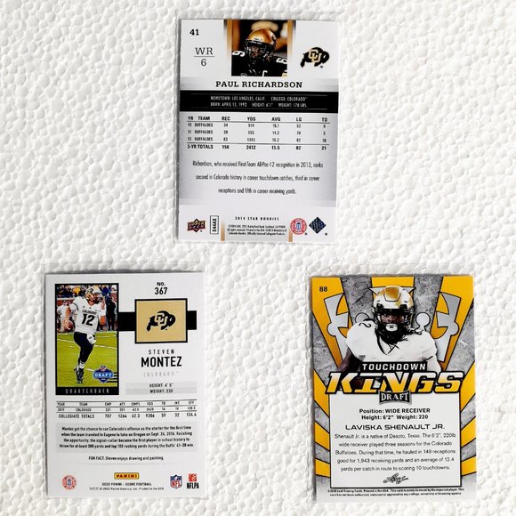 Colorado Buffaloes 9 Card Lot - CFTBL [9_4_1] - Picture 4 of 8